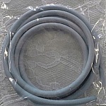 Cordón hueco de pvc de 1 metro 4 mm Gris oscuro pastel
