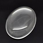 Cabochon Oval 30 x 40 mm en vidrio transparente N°21