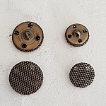 Pomo nº 18, 15 mm Redondo