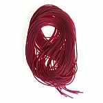 1 metro de hilo de PVC burdeos de 1,5 mm.