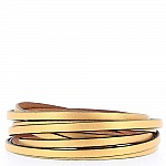 05 mm Piel dorada lisa por 20 cm