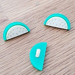 Botón de fantasía sandía patrón para los niños N º 02 blanco