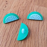 Botón de fantasía sandía patrón para los niños N º 11 azul medio