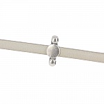 Pasaje 06 mm en Zamak N°27 Plata