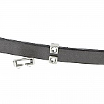 10 mm Zamak pasante N°23 Plata