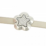 10 mm Zamak pasante N°54 Plata