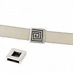 13 mm Zamak Pasaje N°04 Plata