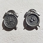 Charm Clockwork N°09 Plata Envejecida