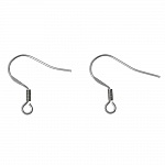 Portapendientes Gancho de acero inoxidable N°05 x 1 par