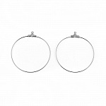 Portapendientes criollo de acero inoxidable N°01 x 1 par