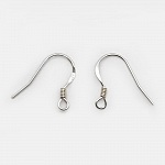 Gancho Portapendientes en Plata 925 N°01 x 1 par