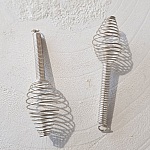 Copa cónica en espiral N°12 Plata.