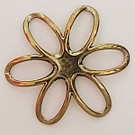 Amuleto Flor Metal N°003 Bronce