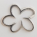 Charm Flor Metal N°004 Plata
