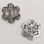 Charm Flor Metal N°015 Plata
