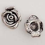 Charm Flor Metal N°018 Plata