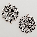 Charm Flor Metal N°019 Plata