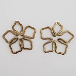 Charm Flor Metal N°024 Oro Viejo