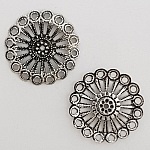 Charm Flor Metal N°026 Plata