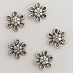 Charm Flor Metal N°044 Plata