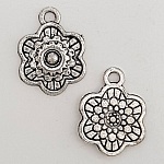Charm Flor Metal N°047 Plata