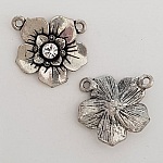 Charm Flor Metal N°061 Plata