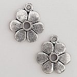 Charm Flor Metal N°115 Plata