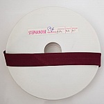 Bies liso todo textil 1 Meter cuello 98 Burdeos