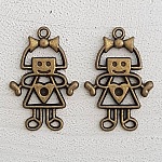 Charm Niño N°53 Niña Bronce