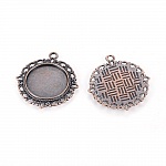 2 x 20mm cobre rojo cabujón titulares, cabujón colgantes 15290AS