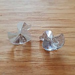 Colgante de cristal facetado pato N°01-01