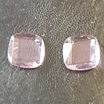 Colgante cuadrado de cristal facetado N°02-01