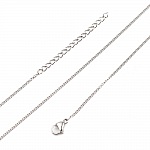 Collar N°05-02 de acero inoxidable, malla de caballo de 45 cm (18')