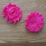 Fleur Tissus effilochée Fantaisie N°28