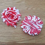 Flor de tela deshilachada n.º 62