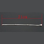 Pulsera Clip Europeo 21 cm Cierre liso Plateado 925