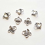 Charm Flor Metal N°120 x 500 piezas Plata