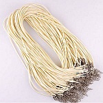 10 Collares imitación cuero diámetro 1,5 mm 40 cm AB-13-2 