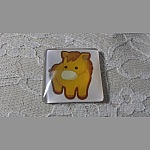 cabujón cuadrado de vidrio 30mm 011 