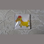 cabujón de cristal cuadrado 30mm 005 