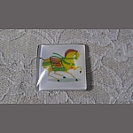 cabujón de cristal cuadrado 30mm 004 