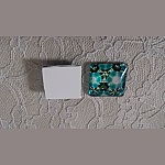 cabujón cuadrado de cristal 25mm 047 