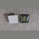 cabujón cuadrado de vidrio 25mm 045 