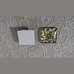 cabujón cuadrado de cristal 25mm 040 