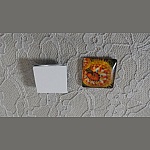 cabujón de cristal cuadrado 25mm 036 