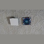 cabujón cuadrado de cristal 25mm 030 