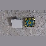 cabujón de cristal cuadrado 25mm 026 