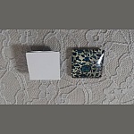 cabujón cuadrado de cristal 25mm 023 