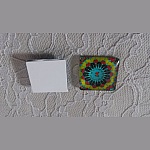 cabujón de cristal cuadrado 25mm 008 