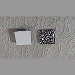 cabujón de cristal cuadrado 25mm 006 